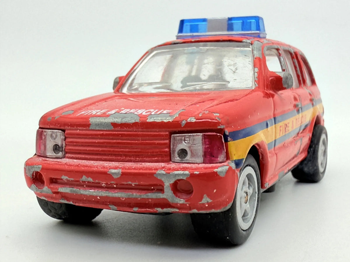 Suv jak Range Rover, Straż Pożarna, HTI Teamsterz, Resoraki, die cast, 1:60 – zdjęcie 4