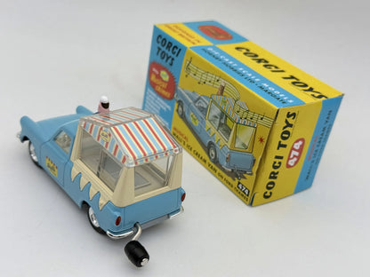 WALL'S ICE CREAM VAN ON FORD THAMES Corgi Jasnoniebieski 1:43 – zdjęcie 4