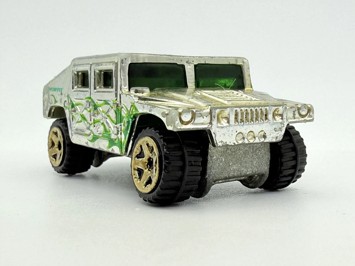 Humvee Hot Wheels Srebrny 1:64 – zdjęcie 4