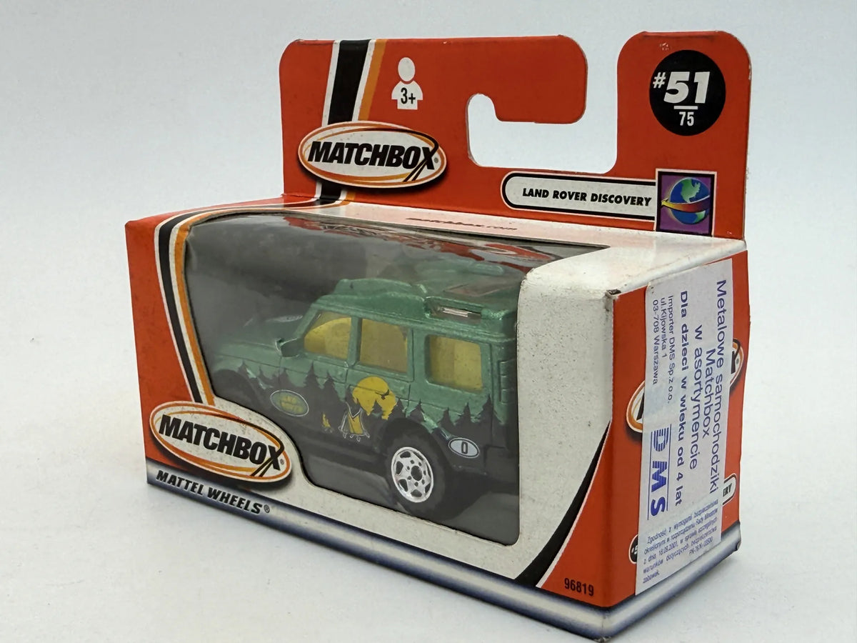 LAND ROVER DISCOVERY Mainline Matchbox 2001 Zielony 1:64 – zdjęcie 4