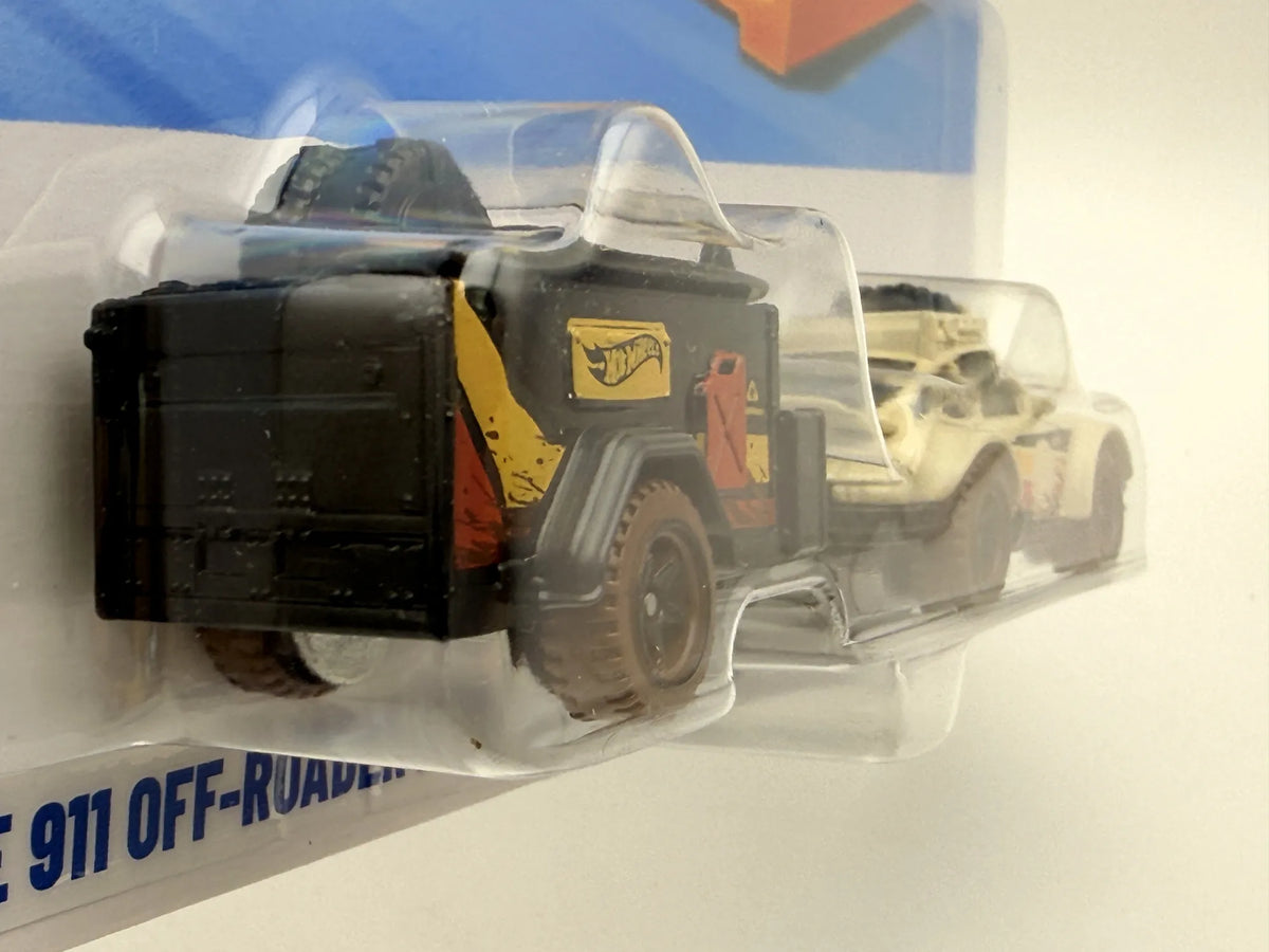 PORSCHE 911 OFF-ROADER, Hot Wheels 2025, HYT56 JCM61, Kremowy 1:64 Resoraki – zdjęcie 4