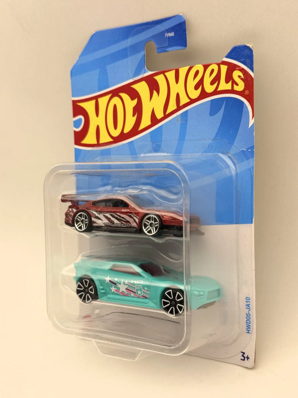 2 PACK / Team Nitemare Mainline Hot Wheels 2023 Czerwony 1:64 The Vanster – zdjęcie 4