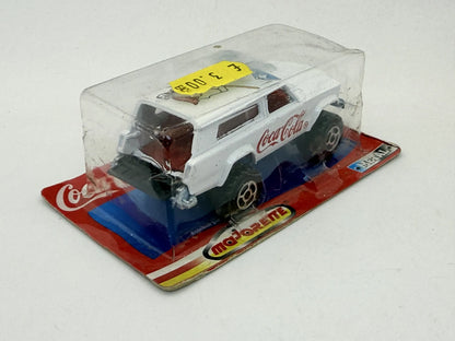 JEEP CHEROKEE Coca-Cola Majorette 1997 Biały 1:72 2xMetal – zdjęcie 4