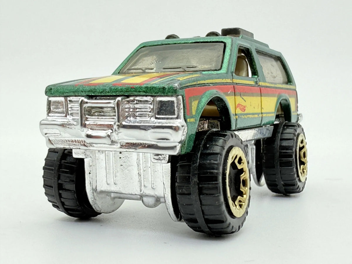 1983 CHEVY BLAZER 4X4, Hot Wheels 2015, Die cast 91983, Zielony, 1:64 – zdjęcie 4