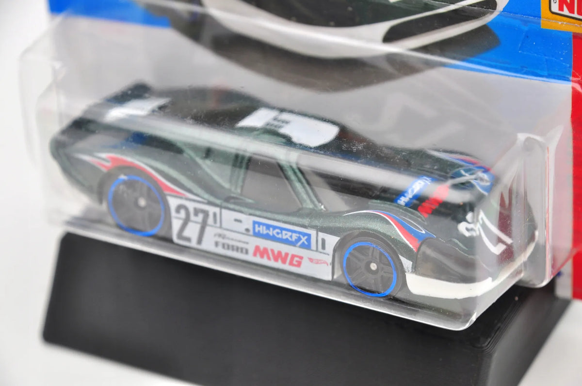 '67 FORD GT40 MK.IV, Hot Wheels, Die cast Htc69-N521, Zielony, 1:64 – zdjęcie 4