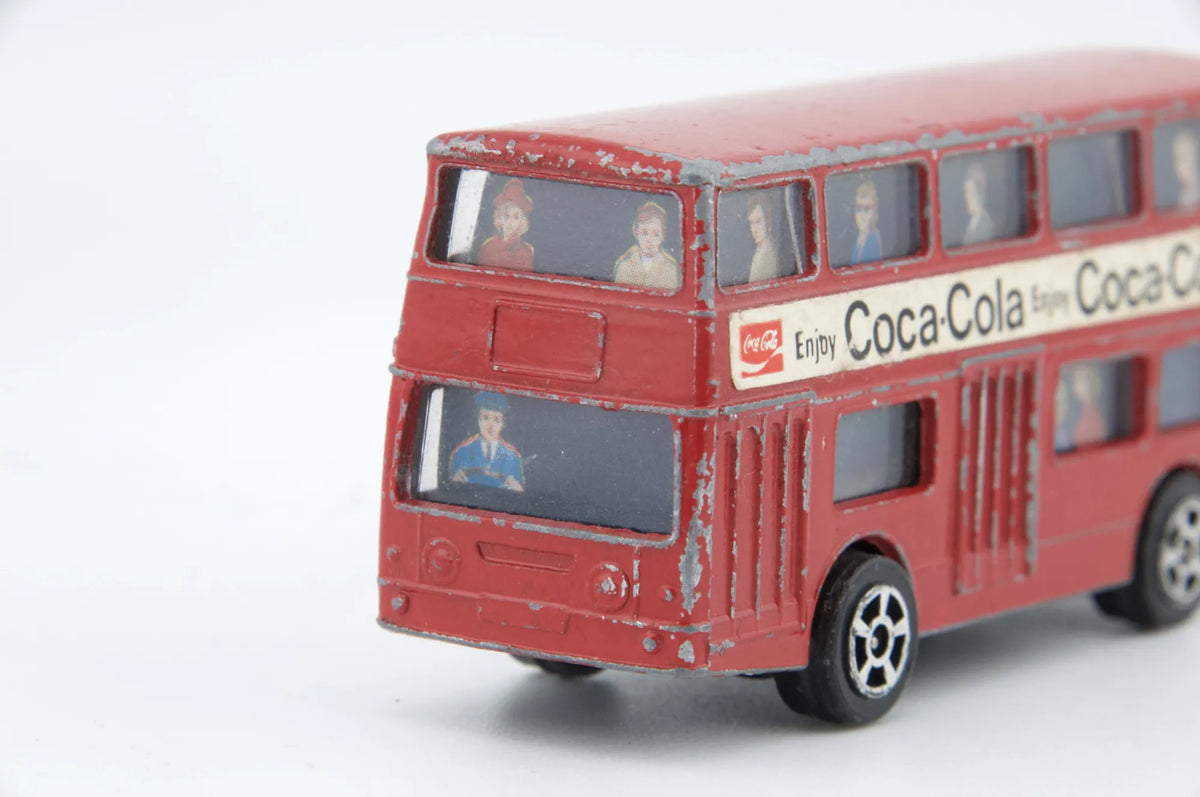 DAIMLER FLEETLINE Corgi '80 Czerwony 1:64 Made in Gt Britain – zdjęcie 4