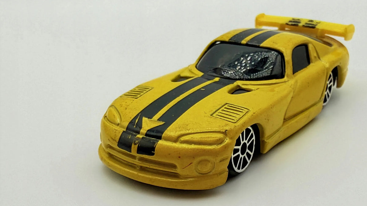 1998 Dodge Viper Gts Maisto 2003 Żółty 1:64 – zdjęcie 4