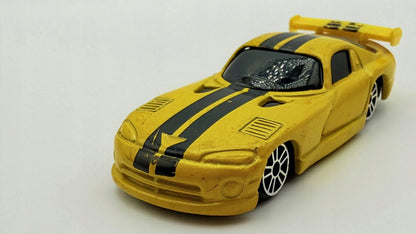 1998 Dodge Viper Gts Maisto 2003 Żółty 1:64 – zdjęcie 4