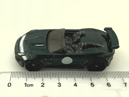 Jaguar F-Type Project 7 Mainline Hot Wheels 2015 Zielony 1:64 – zdjęcie 4