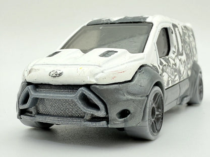 FORD TRANSIT CONNECT, HW Art Cars, Hot Wheels 2019, Die cast GHC85, 1:64 – zdjęcie 4