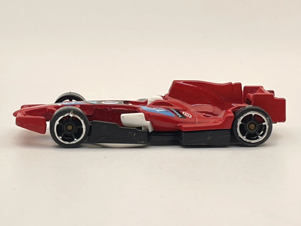 F1 Racer, Hot Wheels, Resoraki, Die cast 1:64, czerwony – zdjęcie 4