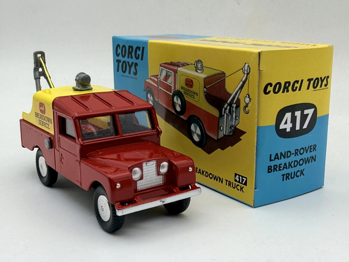 LAND-ROVER BREAKDOWN SERVICE TRUCK Corgi Czerwony 1:43 – zdjęcie 4