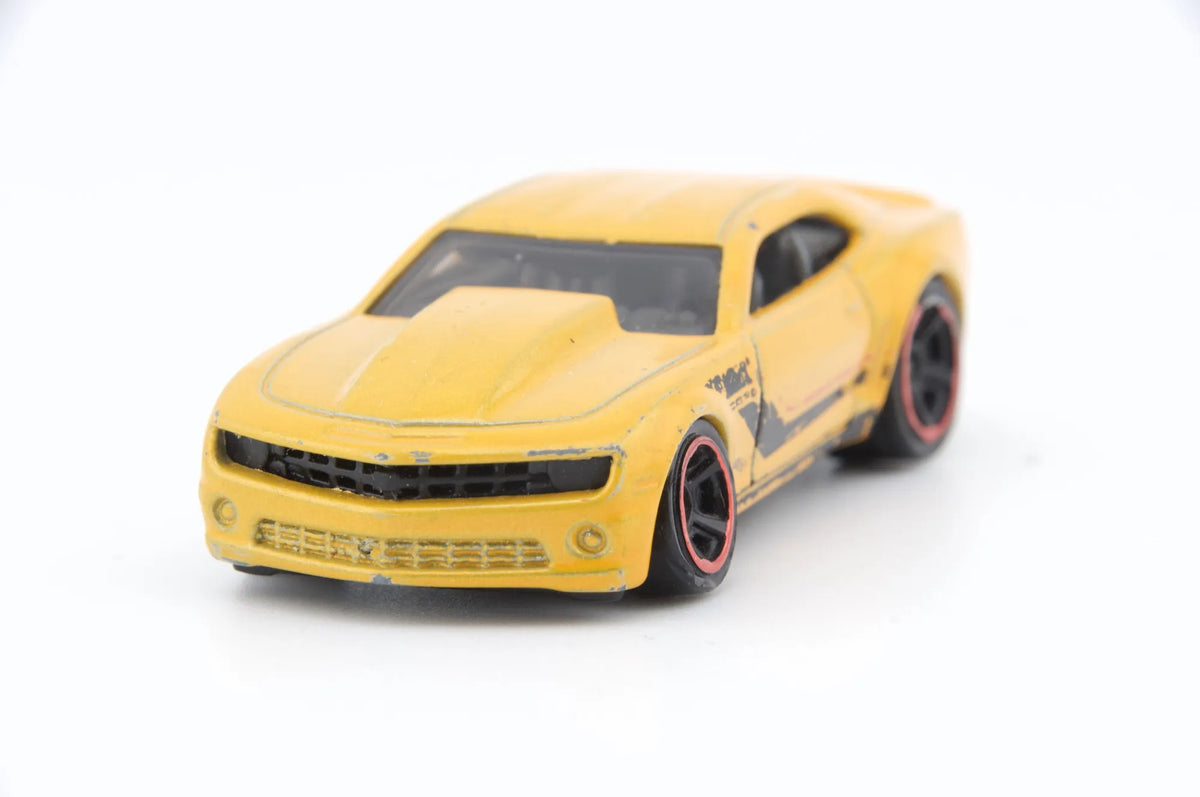 '13 Copo Camaro Hot Wheels Żółty 1:64 – zdjęcie 4