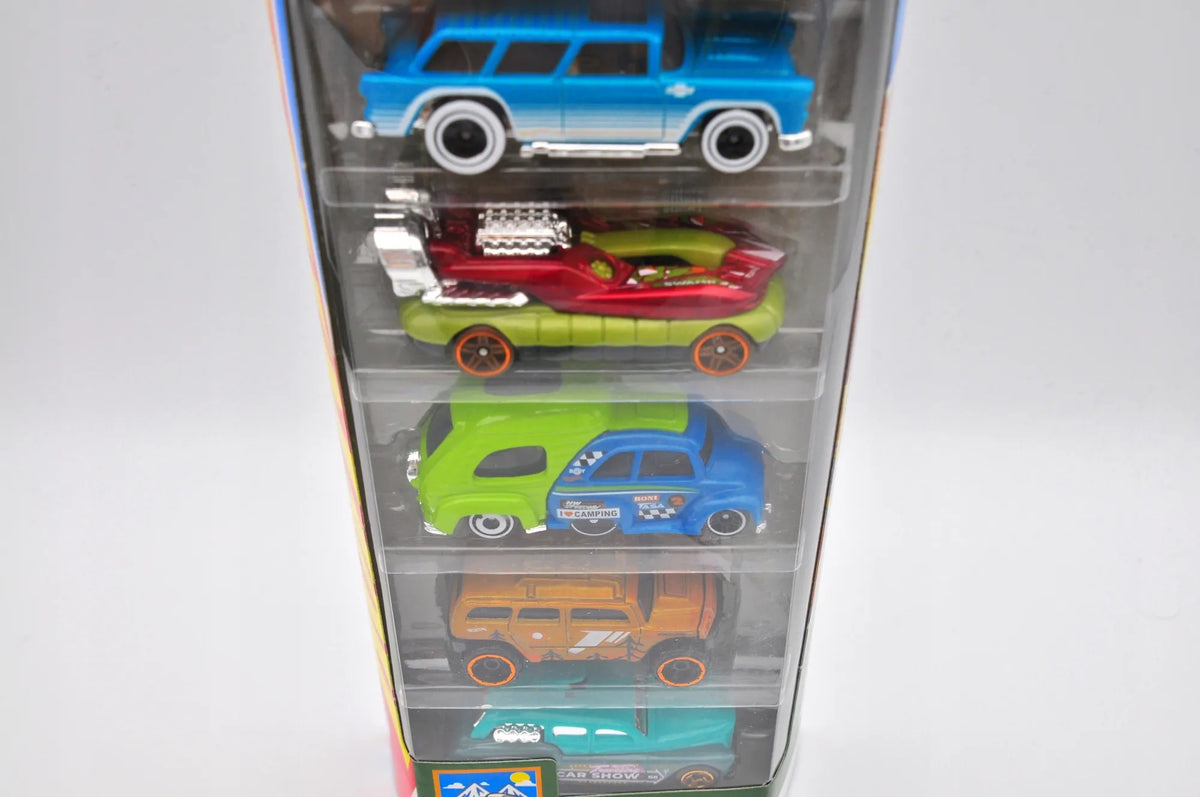 HW GETAWAYS Hot Wheels 2024 Wielokolorowy 1:64 5 pack HW 5 Pak – zdjęcie 4