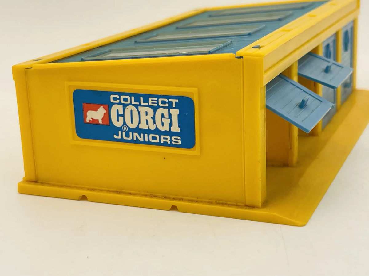 Multi Garage Corgi Juniors Corgi '80 Żółty 1:64 Made in Gt Britain – zdjęcie 4