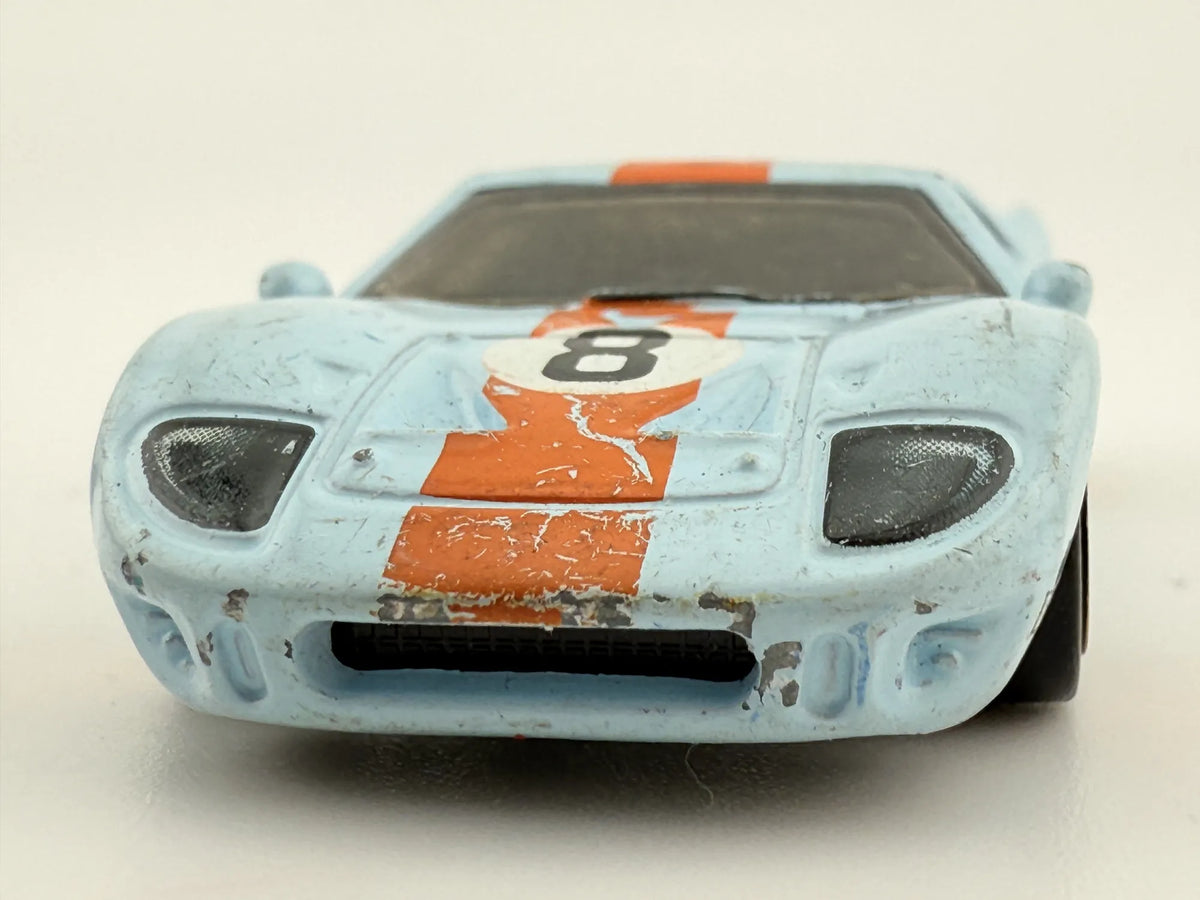 FORD GT-40, Hot Wheels 1999-2019, Die cast GHC55, Błękitny, 1:64, Resoraki – zdjęcie 4