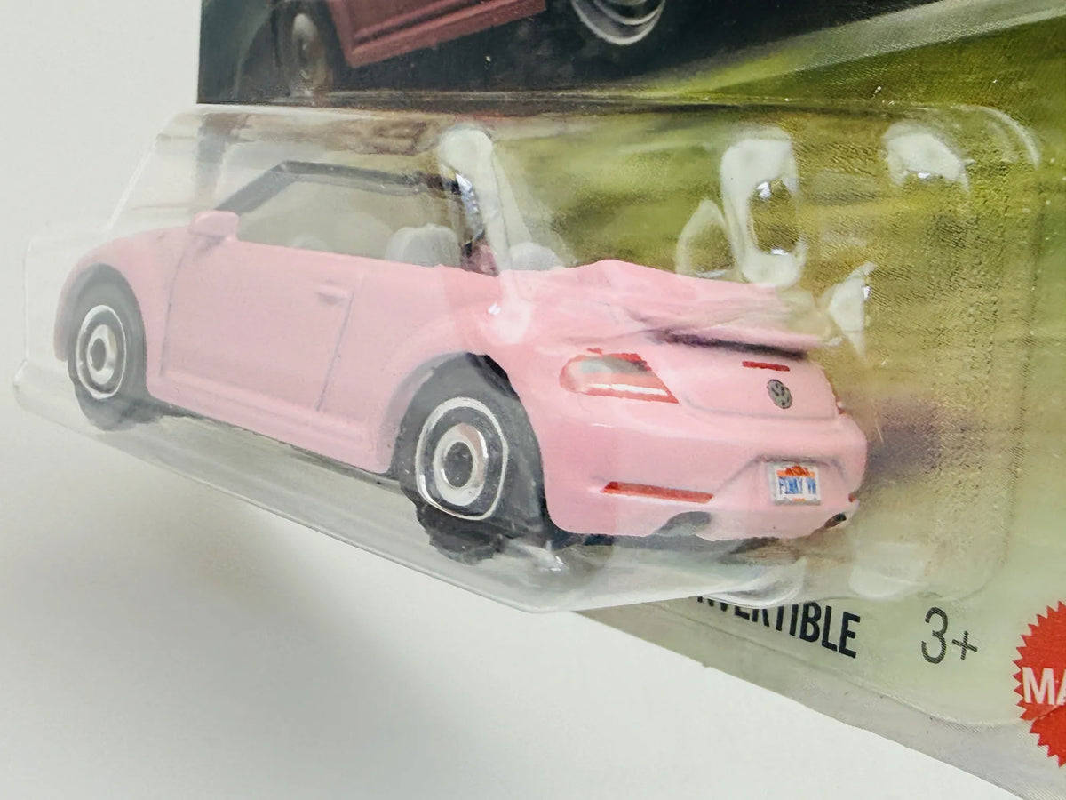Volkswagen Beetle Convertible Matchbox 2024 Mainline 1:64 Blister Różowy – zdjęcie 4
