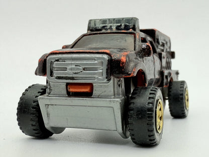 FORD F-350 SUPER DUTY SUPERLIFT, Matchbox 2011, Die cast MB837, Czarny 1:78 – zdjęcie 4