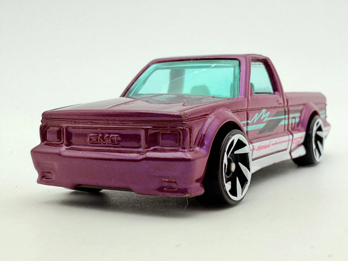 1991 Gmc Syclone Hot Wheels Fioletowy 1:64 – zdjęcie 4