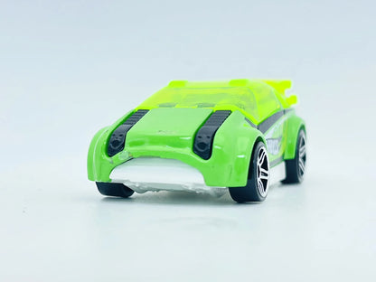Super Gnat, Hot Wheels 2013, resoraki, die cast, jaskrawy zielony 1:64 – zdjęcie 4