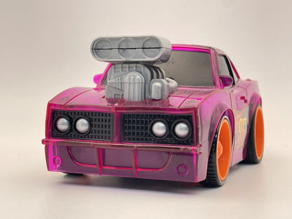 Muscle car jak Dodge Challanger, Zd Trading, Resoraki, Fioletowy, 1:24 – zdjęcie 4