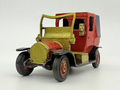 1907 UNIC TAXI, Unikalny Zabytek CUSTOM, Matchbox 1970 Made in England 1:43 – zdjęcie 4