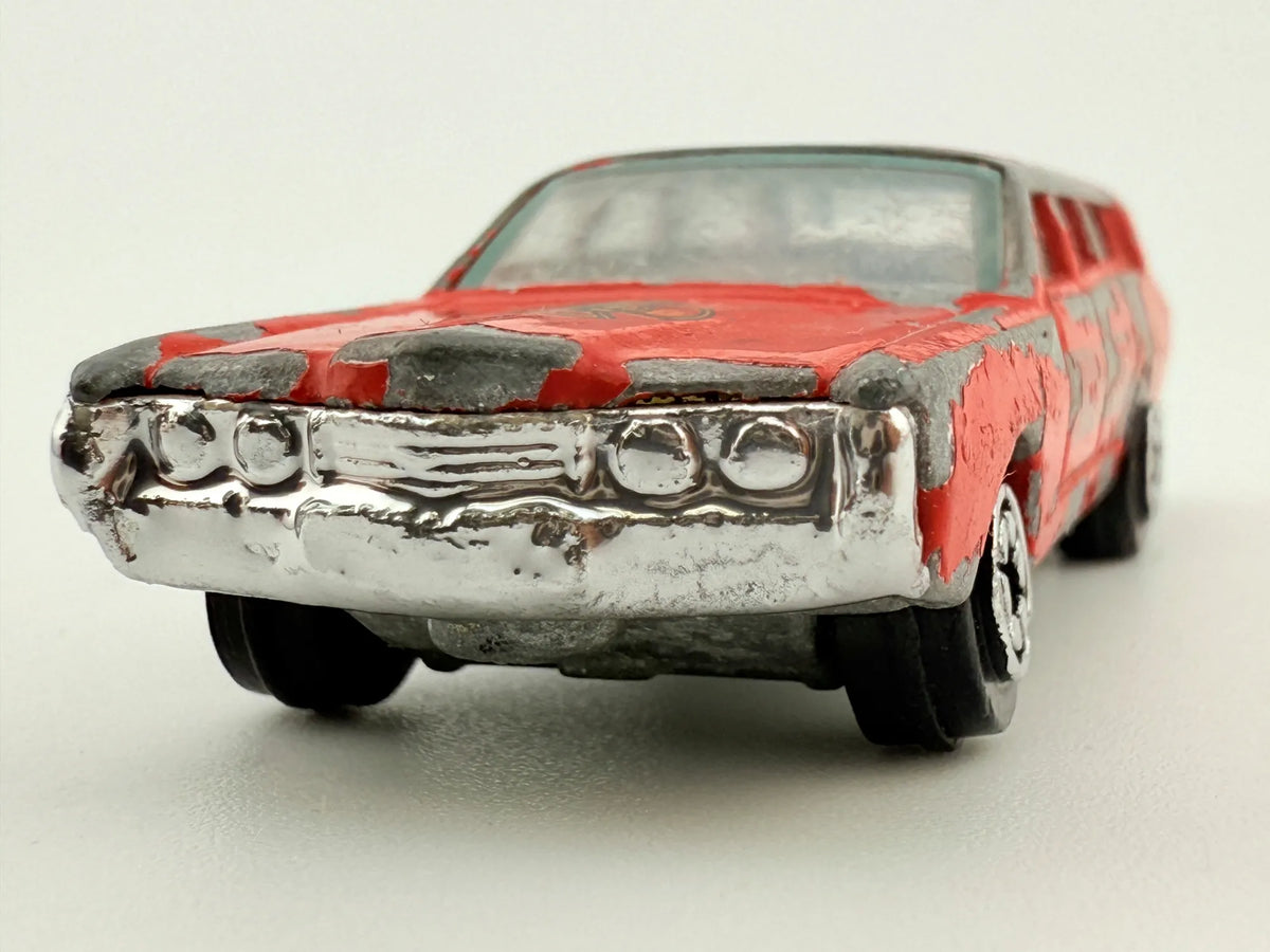 Amerykańskie Kombi Z Lat 70. Straż pożarna Zylmex Czerwony 1:74 – zdjęcie 4