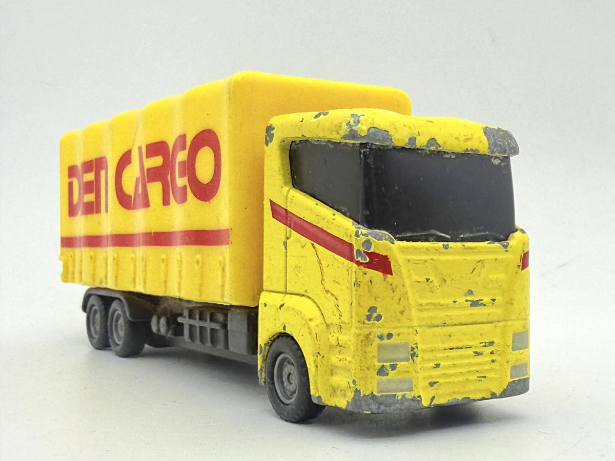 CIĘŻARÓWKA DEN CARGO, Teamsterz, Die cast FY7 7NY, Żółty, 1:64, Resoraki – zdjęcie 4