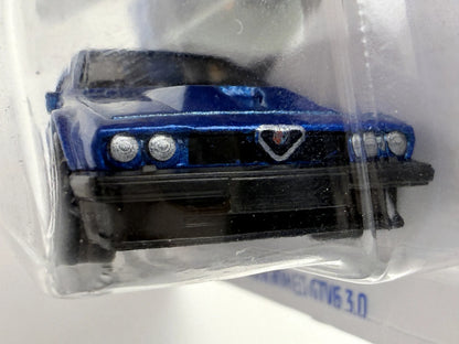 ALFA ROMEO GTV6 3.0, Hot Wheels 2024 Die cast HTF13 Niebieski 1:64 Resoraki – zdjęcie 4