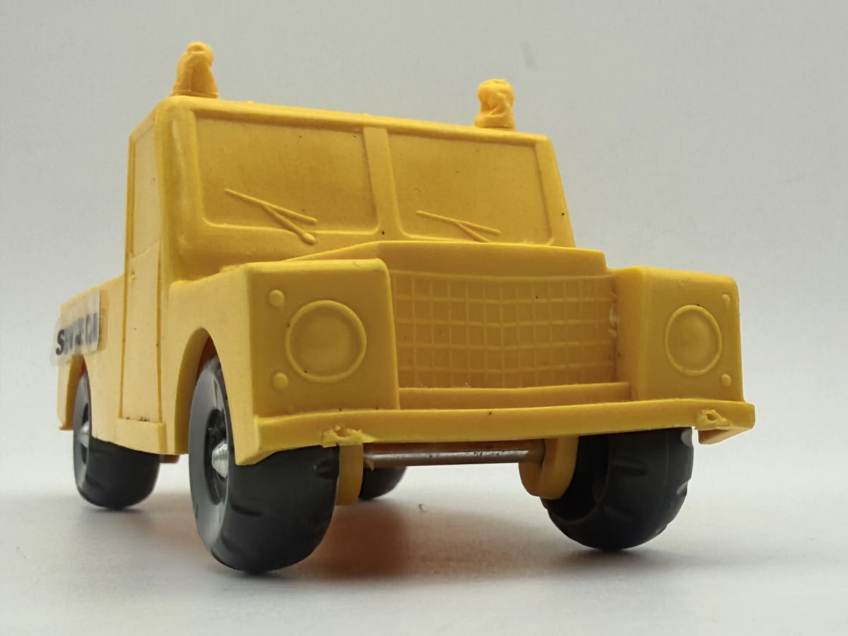 LAND ROVER PICKUP SERVICE CAR, LKE PROD Made in Denmark ok. 1975, Guma 1:25 – zdjęcie 4