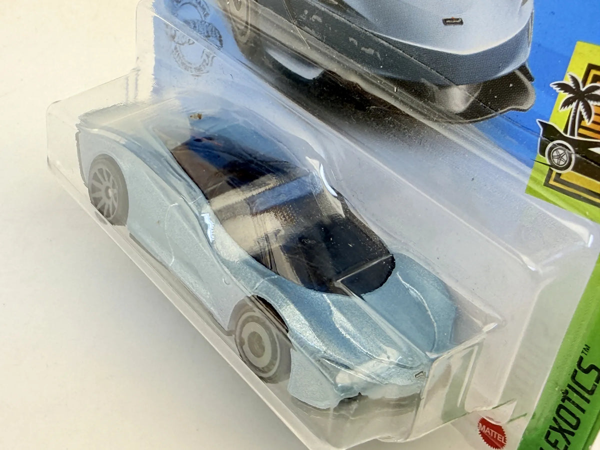MCLAREN SPEEDTAIL HW EXOTICS Hot Wheels 2020 Błękitny 1:64 – zdjęcie 4