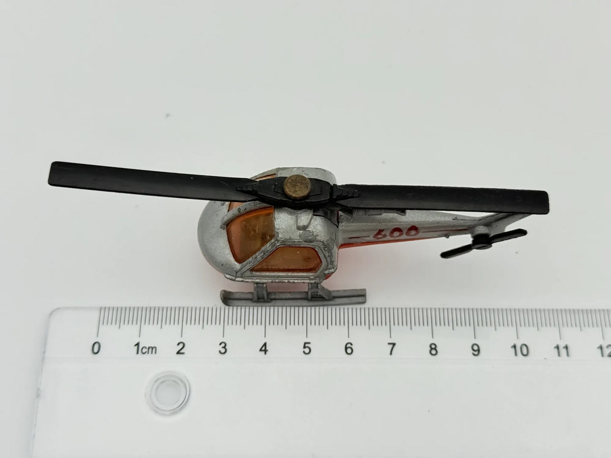 Helicopter Fire Department 1982, Matchbox, made in England, die cast, 1:110 – zdjęcie 4