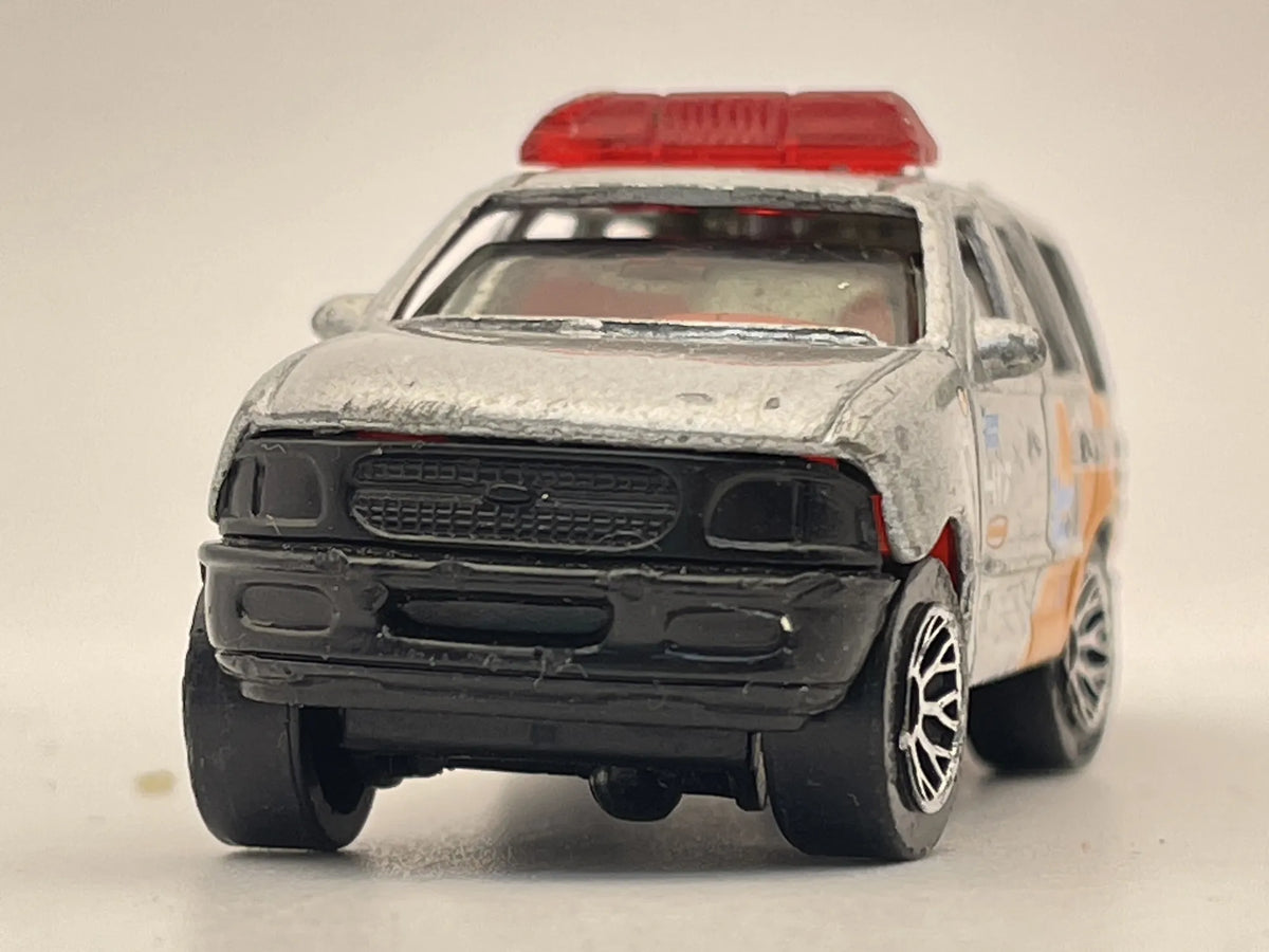 FORD EXPEDITION, Matchbox 1998, Resoraki, Die cast, Srebrny 1:68 – zdjęcie 4