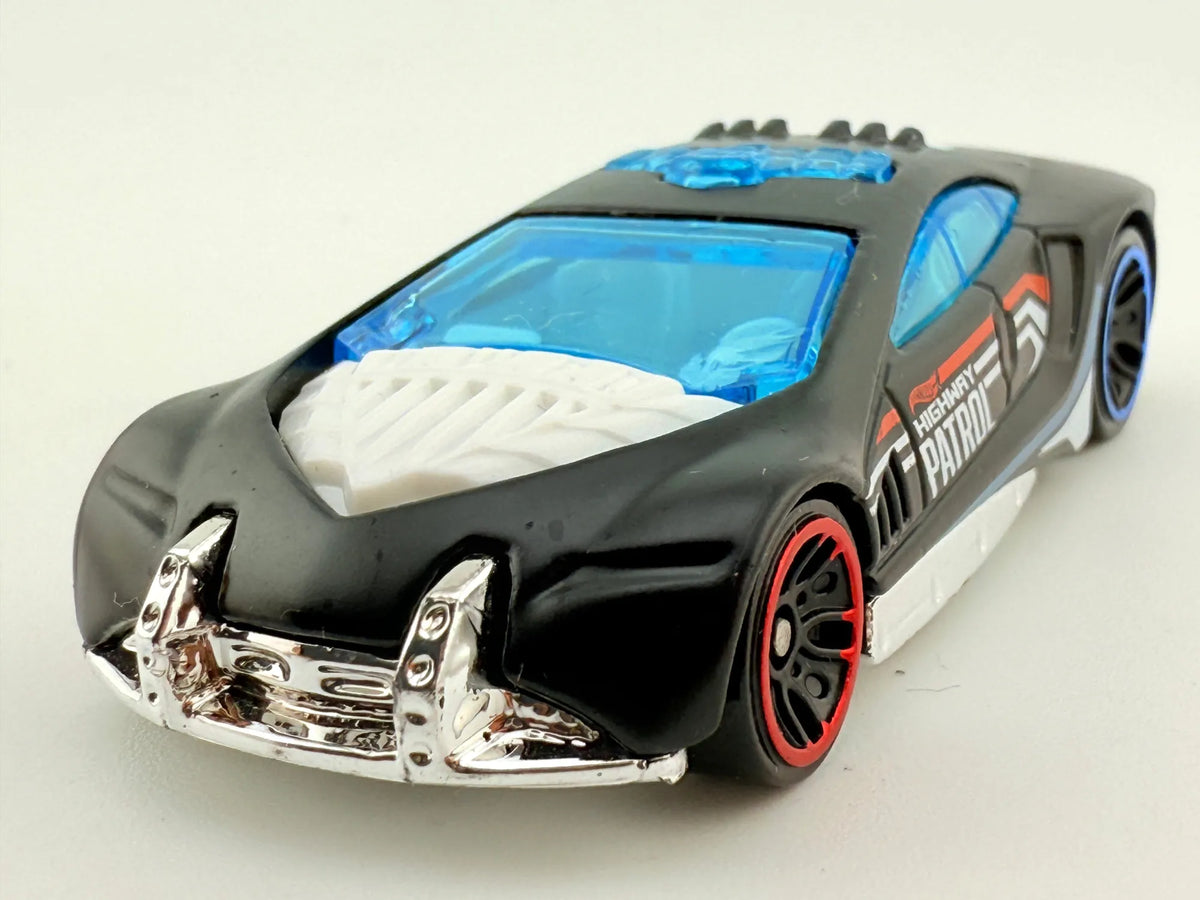 Highway Patrol Hot Wheels 2000 Czarny 1:64 – zdjęcie 4