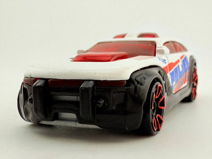 Hw Pursuit Mainline Policja Hot Wheels 2012 Biały 1:64 – zdjęcie 4