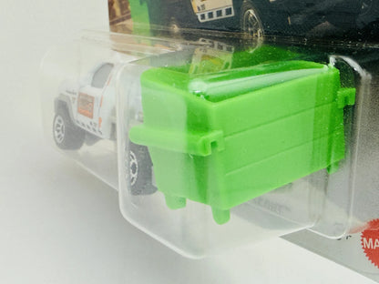 MBX Garbage Scout Matchbox 2024 Mainline 1:64 Śmieciarka Blister Biały – zdjęcie 4
