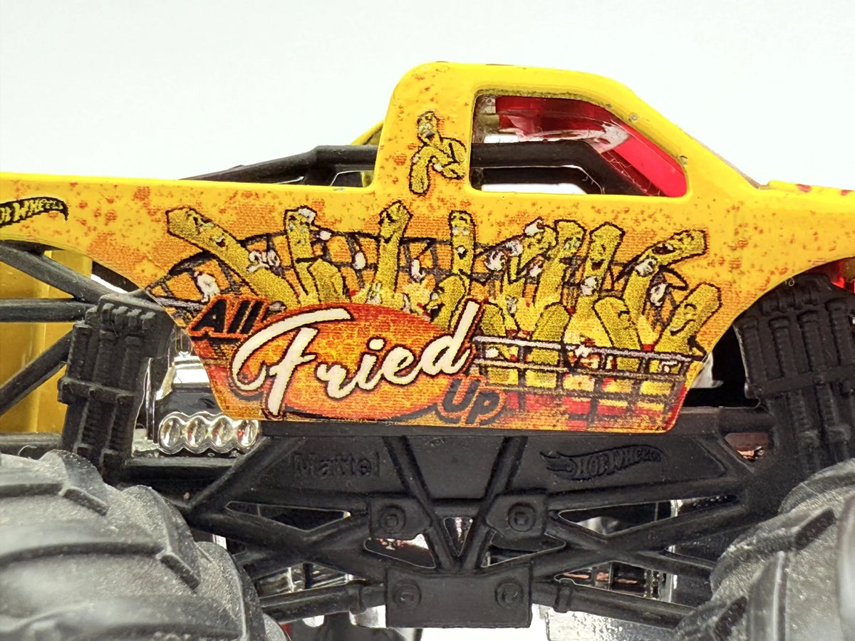 Monster Truck Hot Wheels Żółty 1:64 – zdjęcie 4