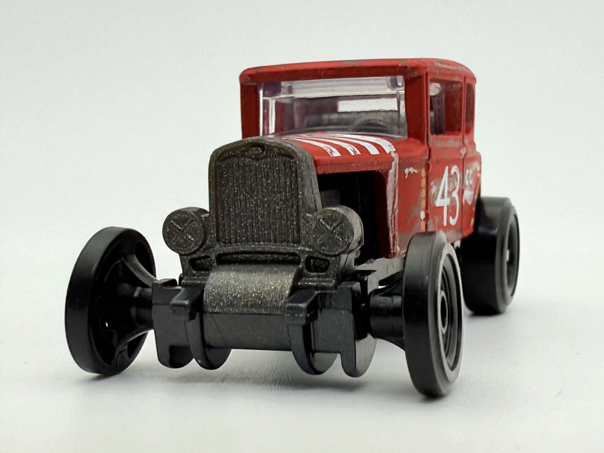 Ford Model A Custom '31, Hot Wheels 2025, die cast resoraki, bordowy, 1:64 – zdjęcie 4