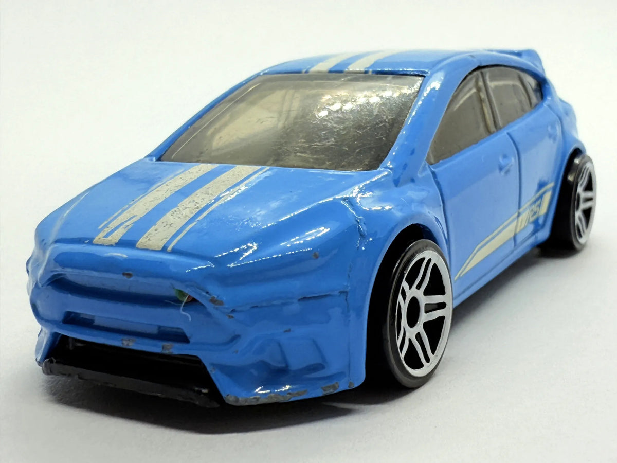 Ford Focus Rs Mainline Hot Wheels 2016 Niebieski 1:72 – zdjęcie 4