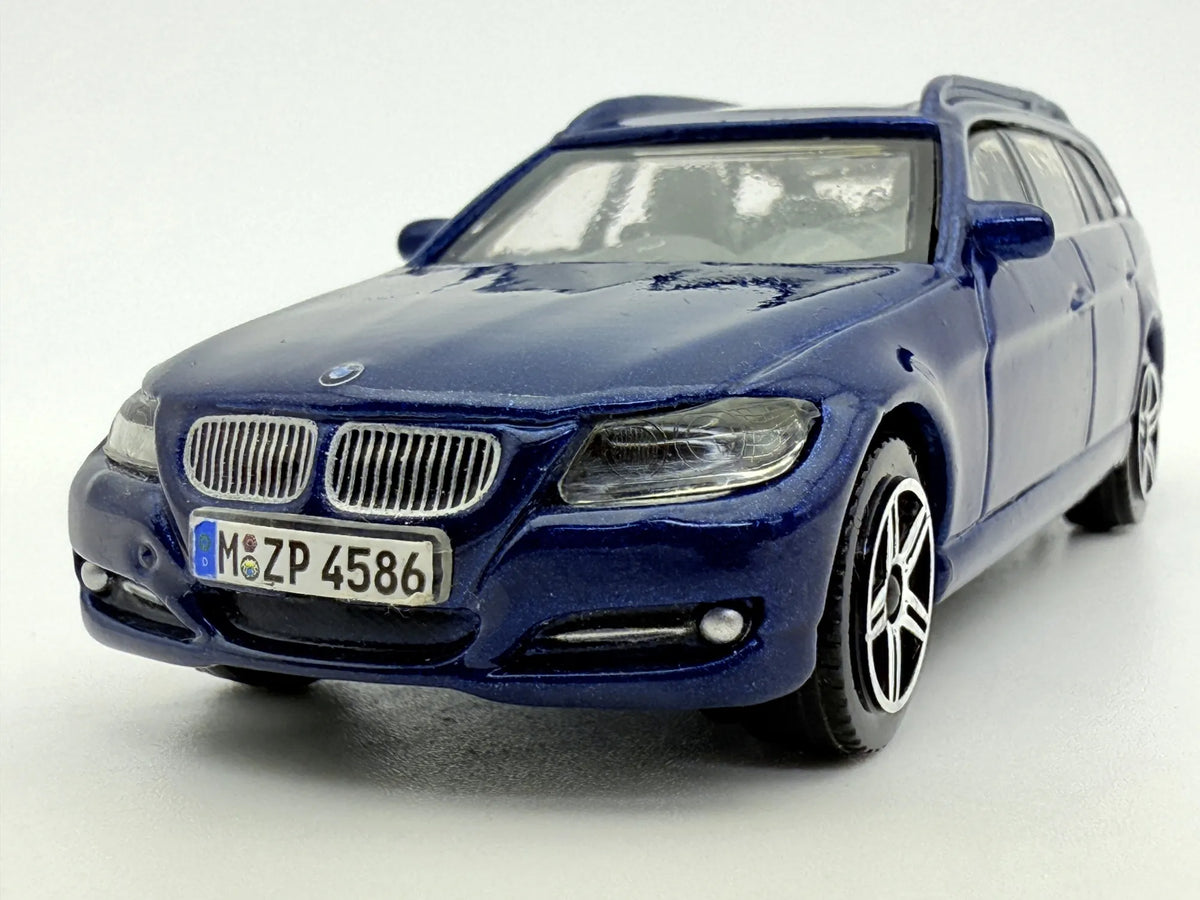 Bmw 3 Series Touring Bburago Ciemnoniebieski 1:43 – zdjęcie 4