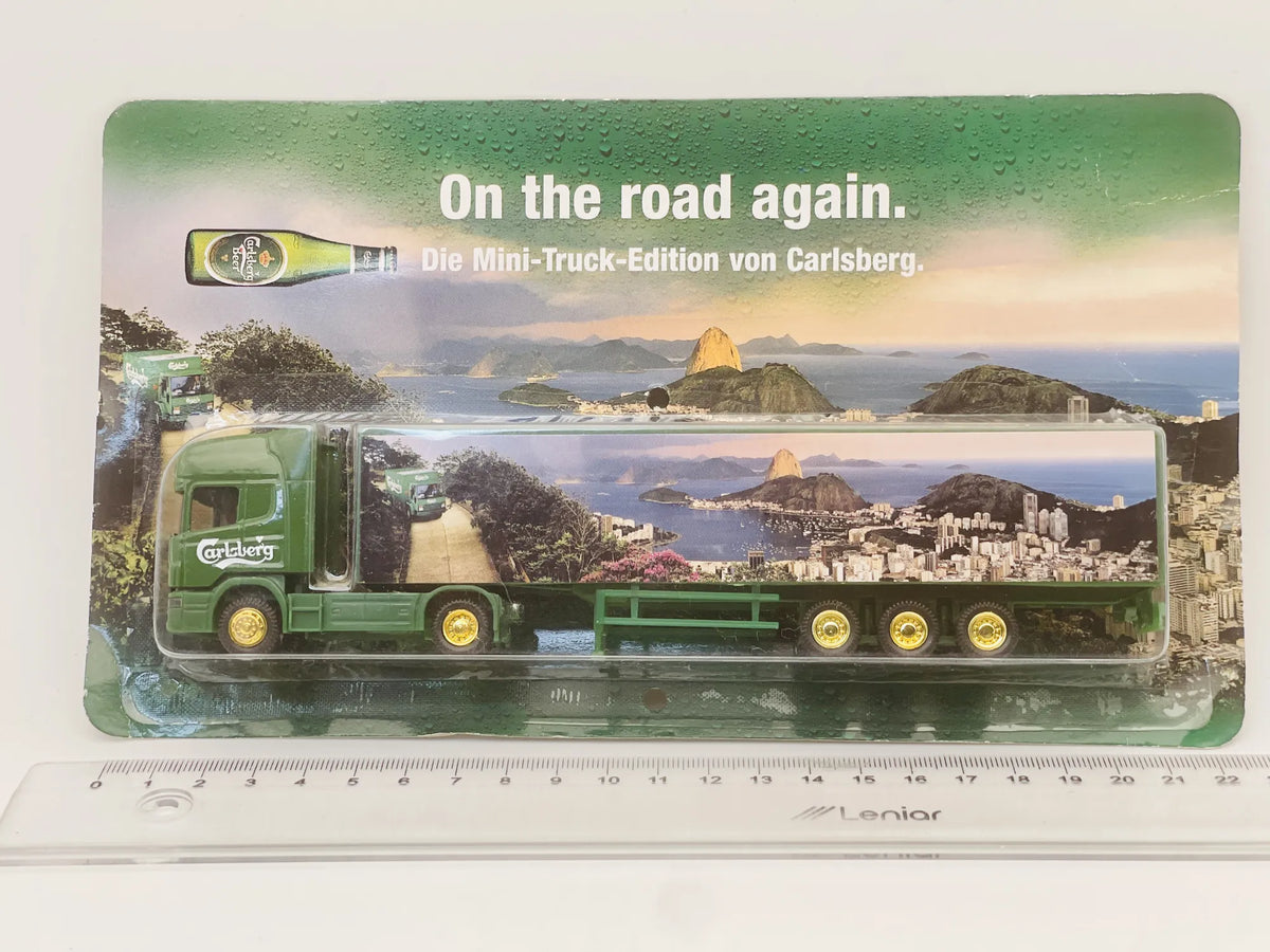 Scania Hümmer 1:87 Ciężarówka Promocyjna Carlsberg Blister Zielony – zdjęcie 4