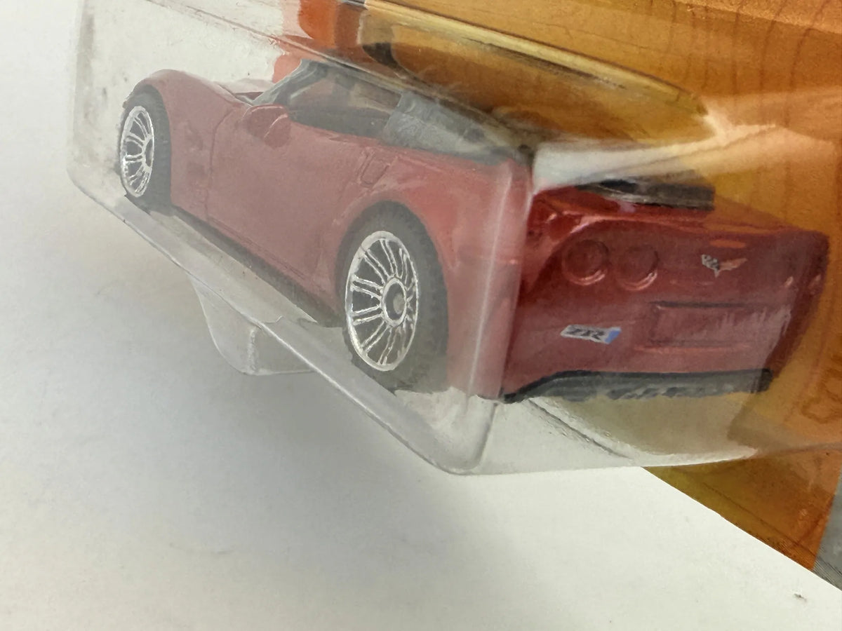 CHEVROLET CORVETTE ZR1 Mbx Metal Matchbox 2019 Czerwony 1:64 – zdjęcie 4