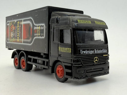 Ciężarówka Mercedes-Benz Actros High Speed Czarny 1:64 Wurzelpeter – zdjęcie 4