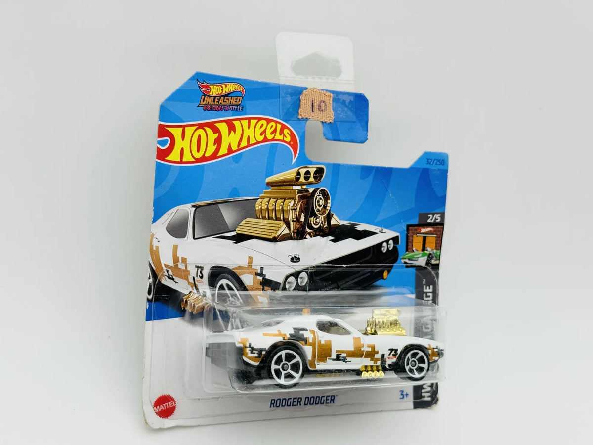 Rodger Dodger Hot Wheels 2023 HW Dream Garage 1:64 73 Blister Biały – zdjęcie 4