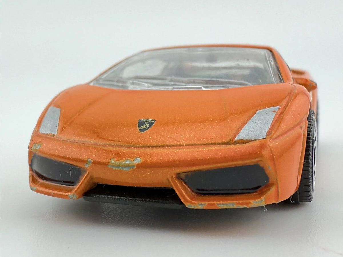 LAMBORGHINI GALLARDO, Majorette, Die cast RE 219D, Pomarańcz. 1:64 Resoraki – zdjęcie 4