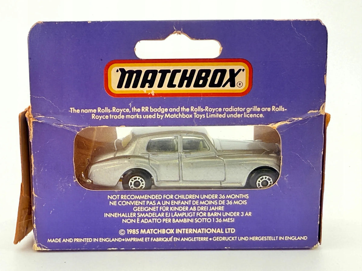 ROLLS ROYCE SILVER CLOUD II, Matchbox, Die cast 35995 16500, Srebrny, 1:43 – zdjęcie 4