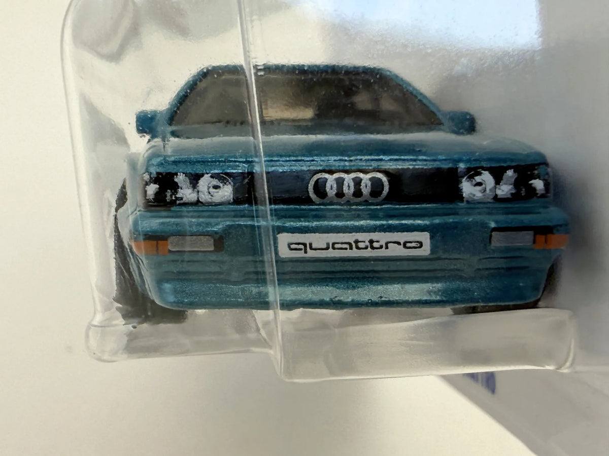 '87 Audi Quattro Factory Fresh Hot Wheels 2024 Turkusowy 1:64 – zdjęcie 4