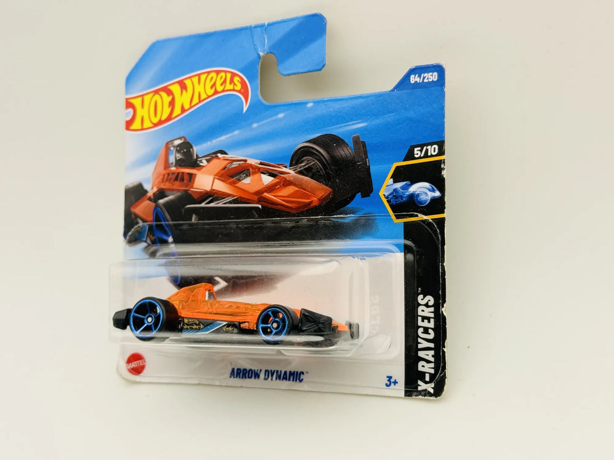 Arrow Dynamic Hot Wheels 2025 X-Raycers 1:64 Blister Pomarańczowy – zdjęcie 4