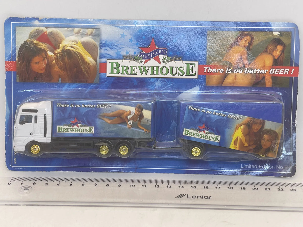 MAN Gefra-Werbung 1:87 BREWHOUSE Blister Biały – zdjęcie 4