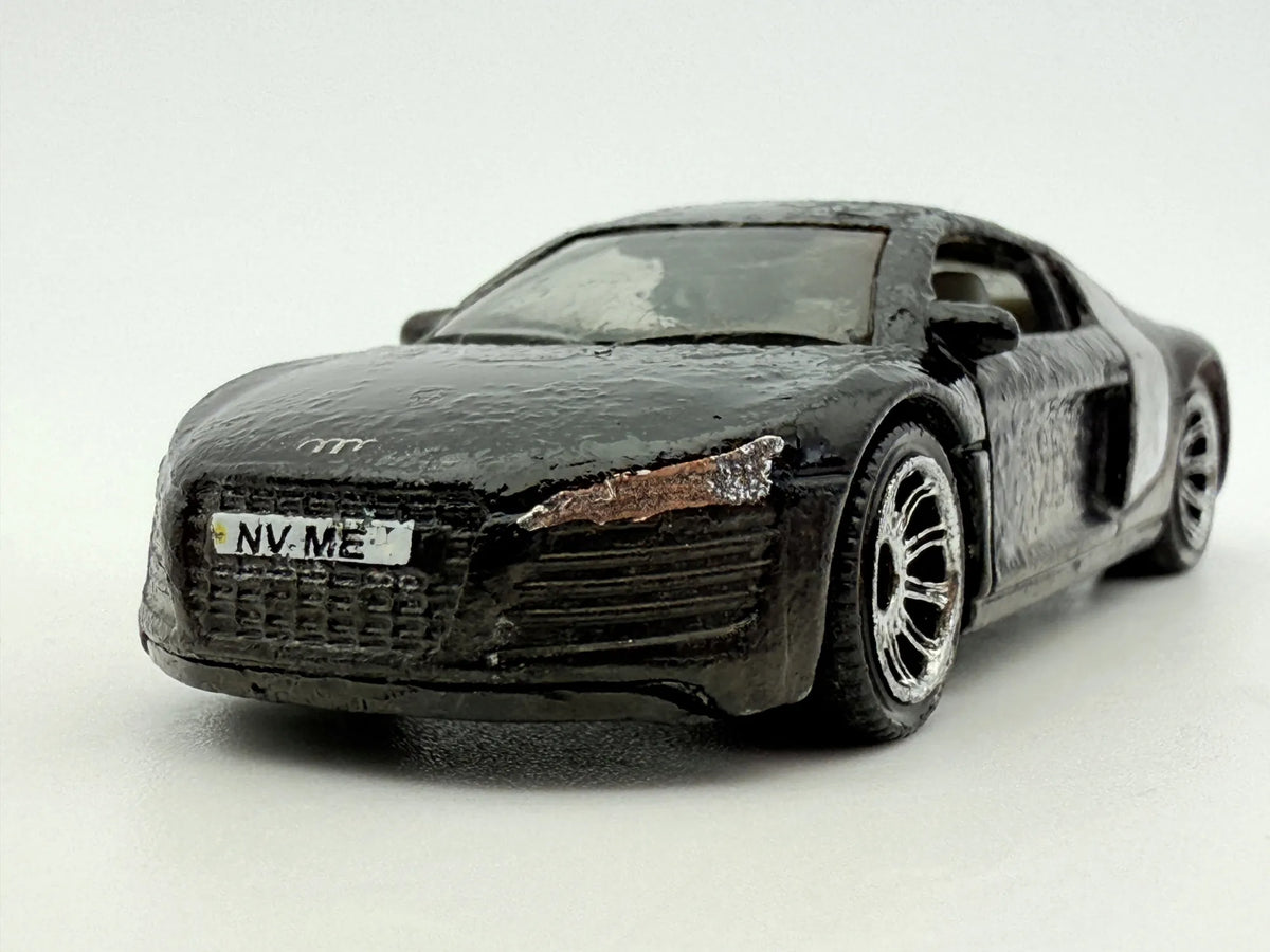 Audi R8 Matchbox Czarny 1:64 – zdjęcie 4
